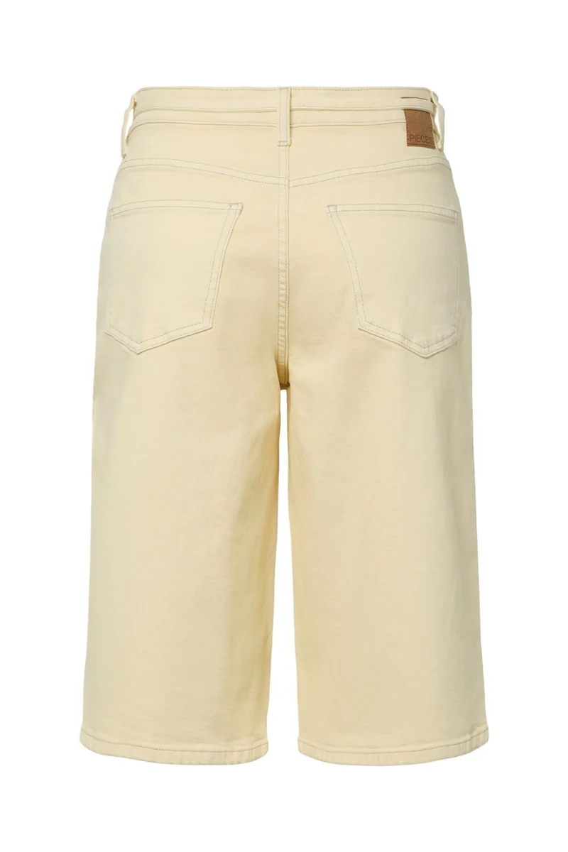 Pieces - Pcselma Col Denim Jorts - 4986566 French Vanilla