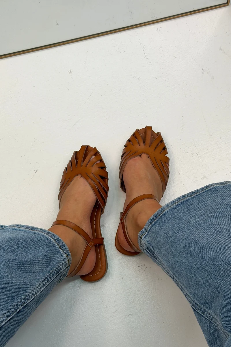 Bloom - Foxglove Ballet Flats - Camel