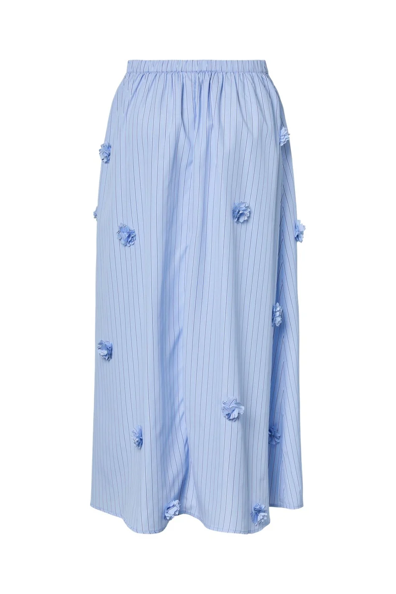 YAS - Yasferima Long Skirt - 5018852 Skyway W. Stripes