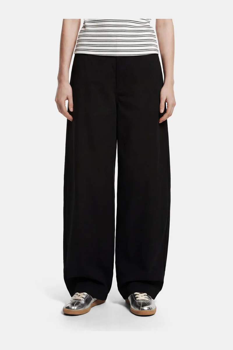 Pieces - Pcrikke Barrel Pants - 5135434 Black