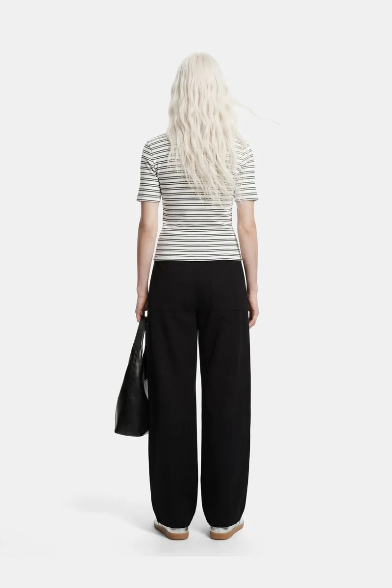 Pieces - Pcrikke Barrel Pants - 5135434 Black