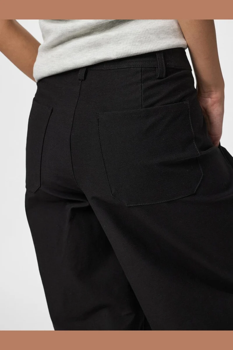 Pieces - Pcrikke Barrel Pants - 5135434 Black