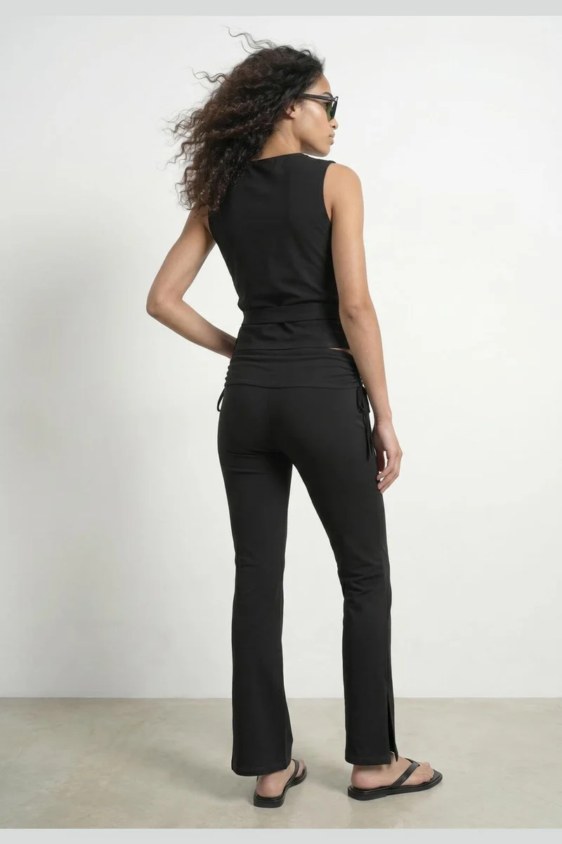 Hypedrop - Hdvesela Flared Pants 32001093 - 5236246 - Black