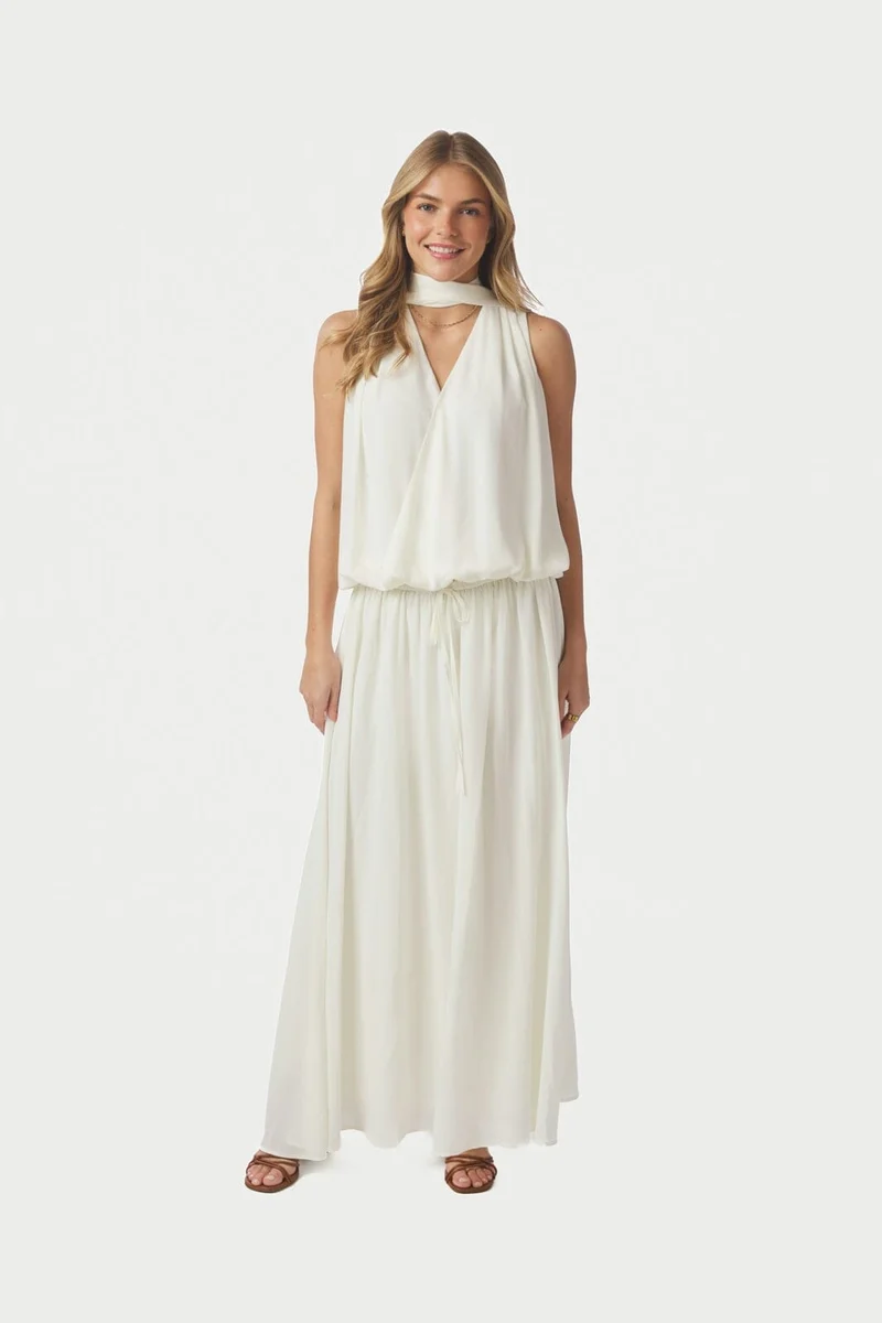 Neo Noir - Sabria Chiffon Skirt 169223 - 121 - Off White