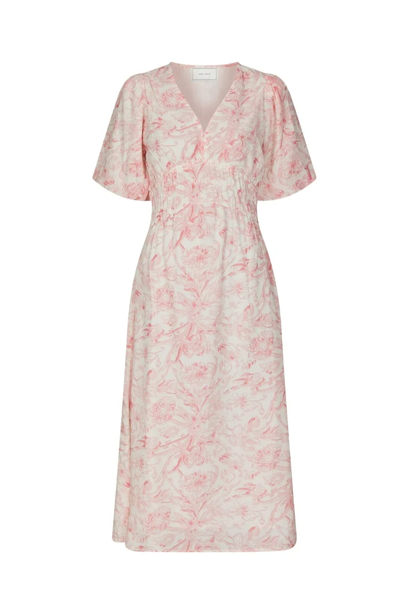 Neo Noir - Kalia Print Dress 169339 - 121 - Off White