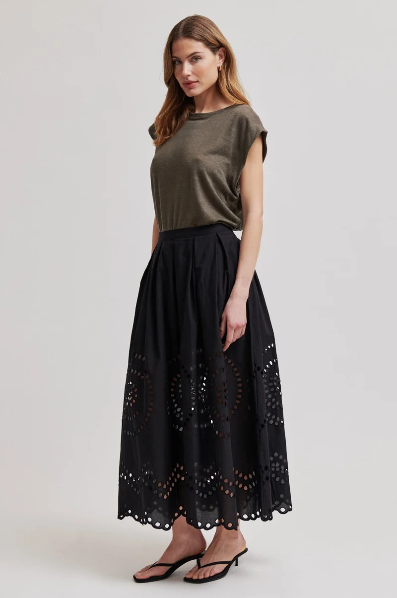 Second Female - Meryl Skirt 60608 - 8001 Black