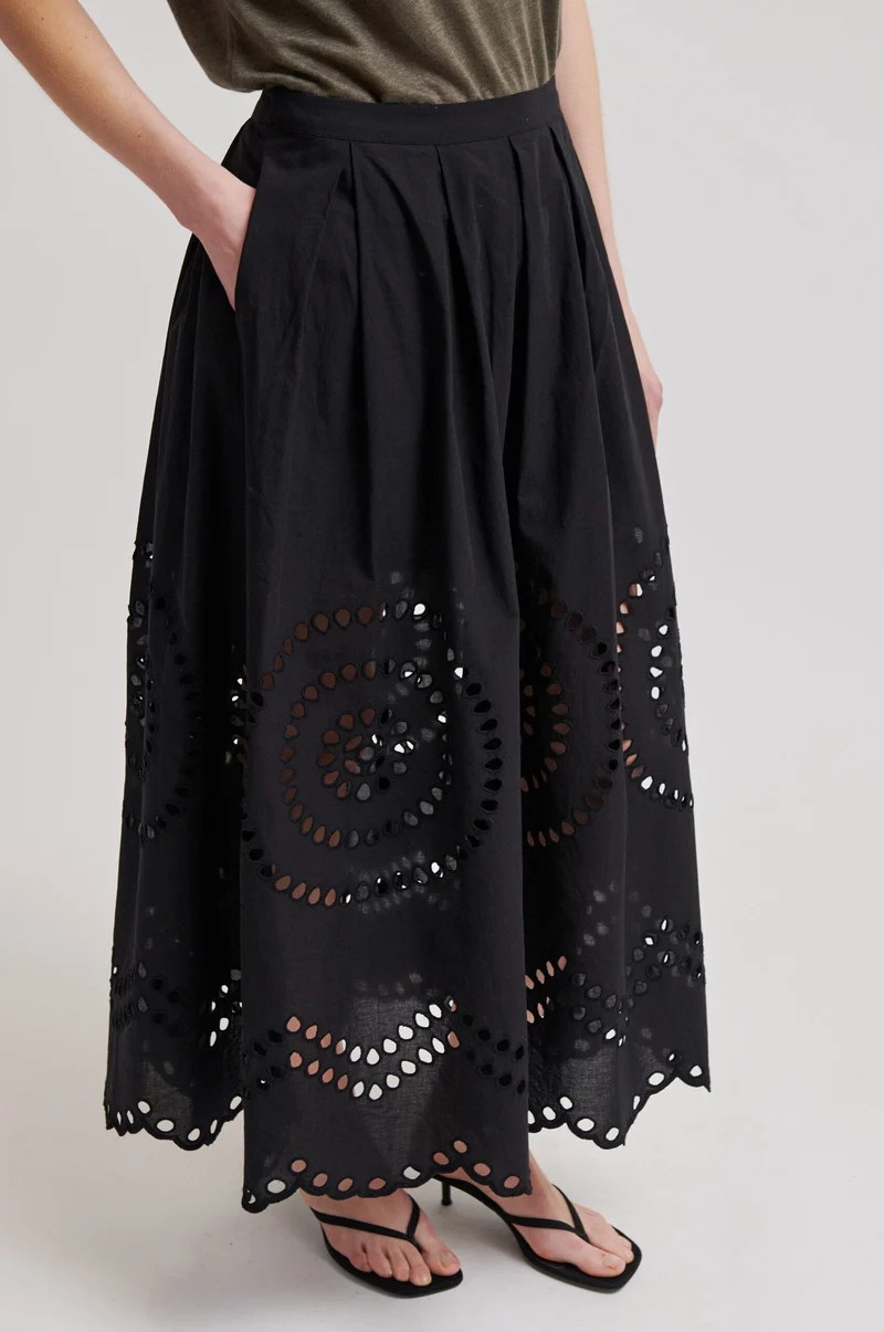 Second Female - Meryl Skirt 60608 - 8001 Black