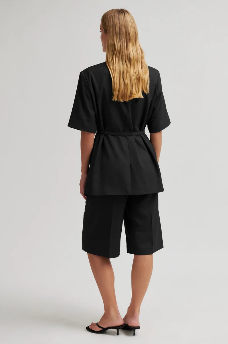 Second Female - Sharo Long Shorts 60822 - 8001 Black