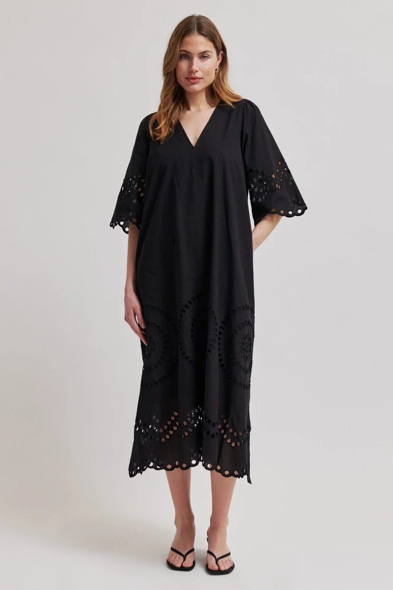 Second Female - Meryl Dress 60607 - 8001 Black