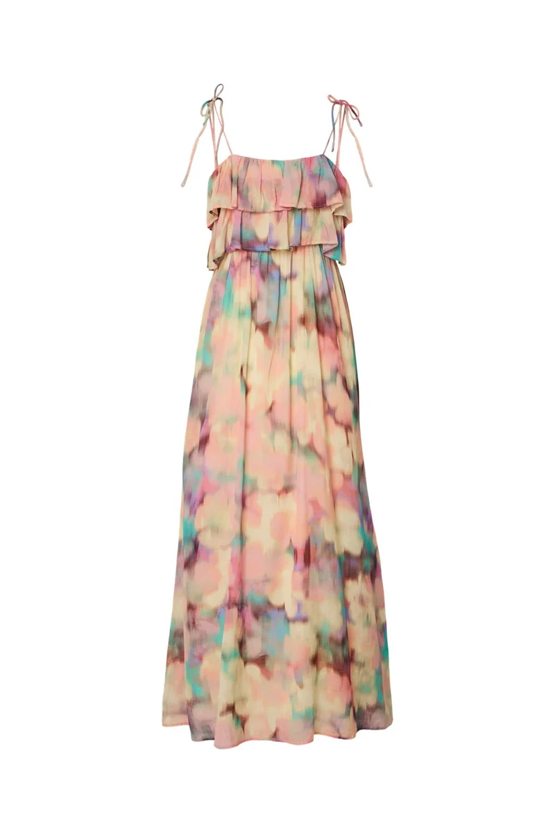 YAS - Yasloumi Strap Ankle Dress - 4965156 Rhododendron Loumi