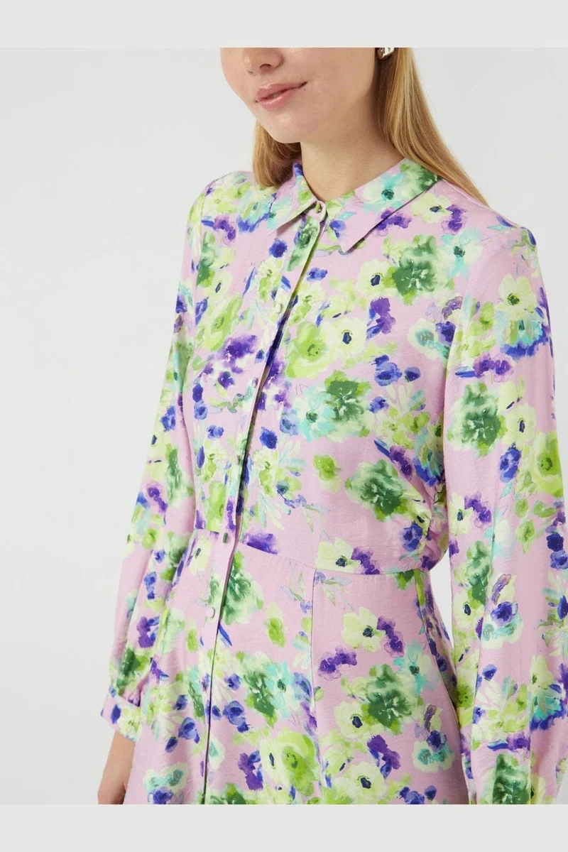 YAS - Yaskaya Ls Shirt Dress - 4710063 Pale Lilac Wilma