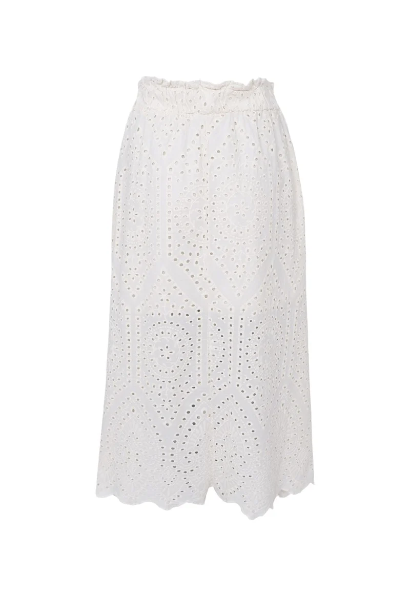 Black Colour - Bcfrey Lace Skirt 41192 - Creme