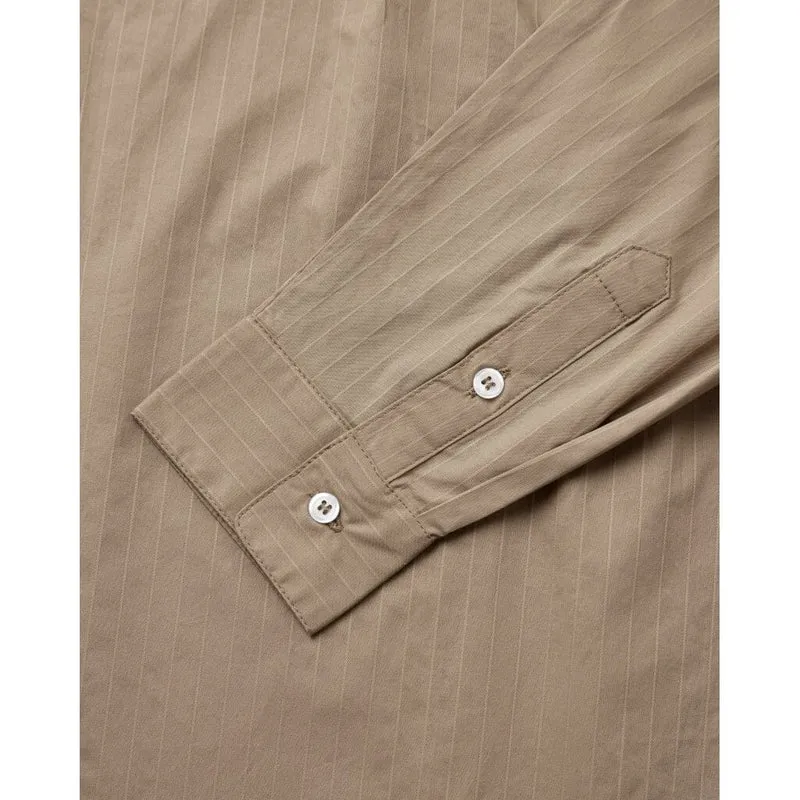 H2O - Rønne Essential Pajamas Shirt L/S 101018-1 - 3547 - Latte