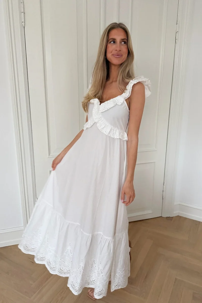 BYIC - Melbaic Dress A25172 - White Embroidery