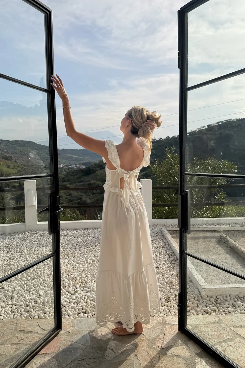 BYIC - Melbaic Dress A25172 - White Embroidery