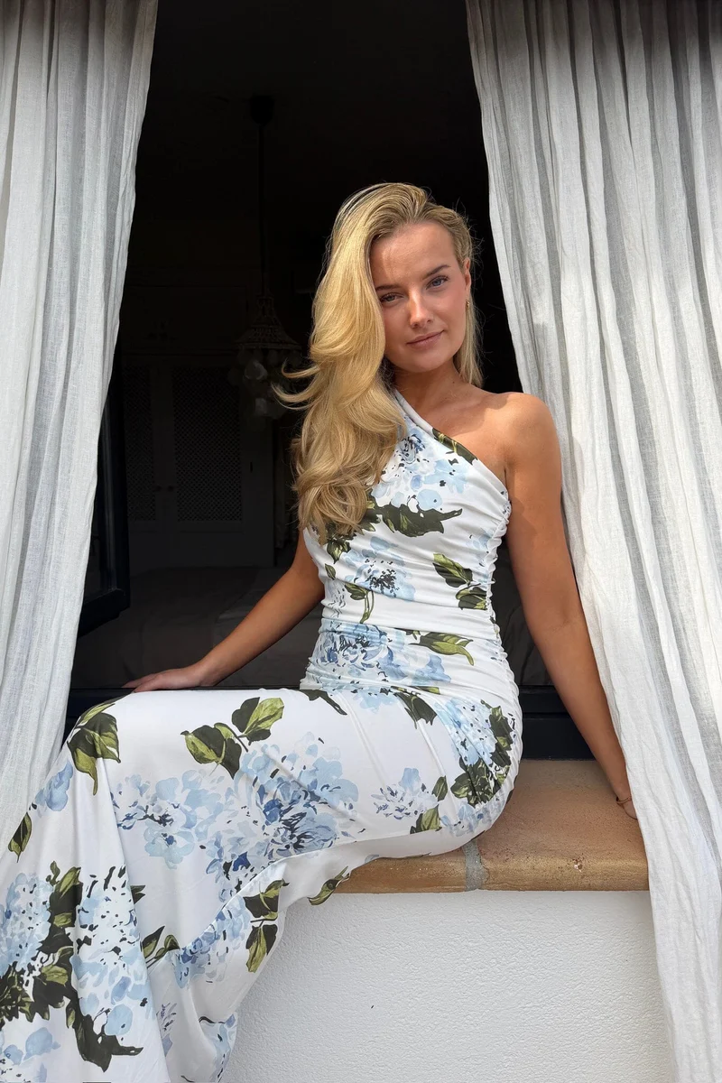 BYIC - Andreaic Maxi Dress A23768 - Blue Botanical Print