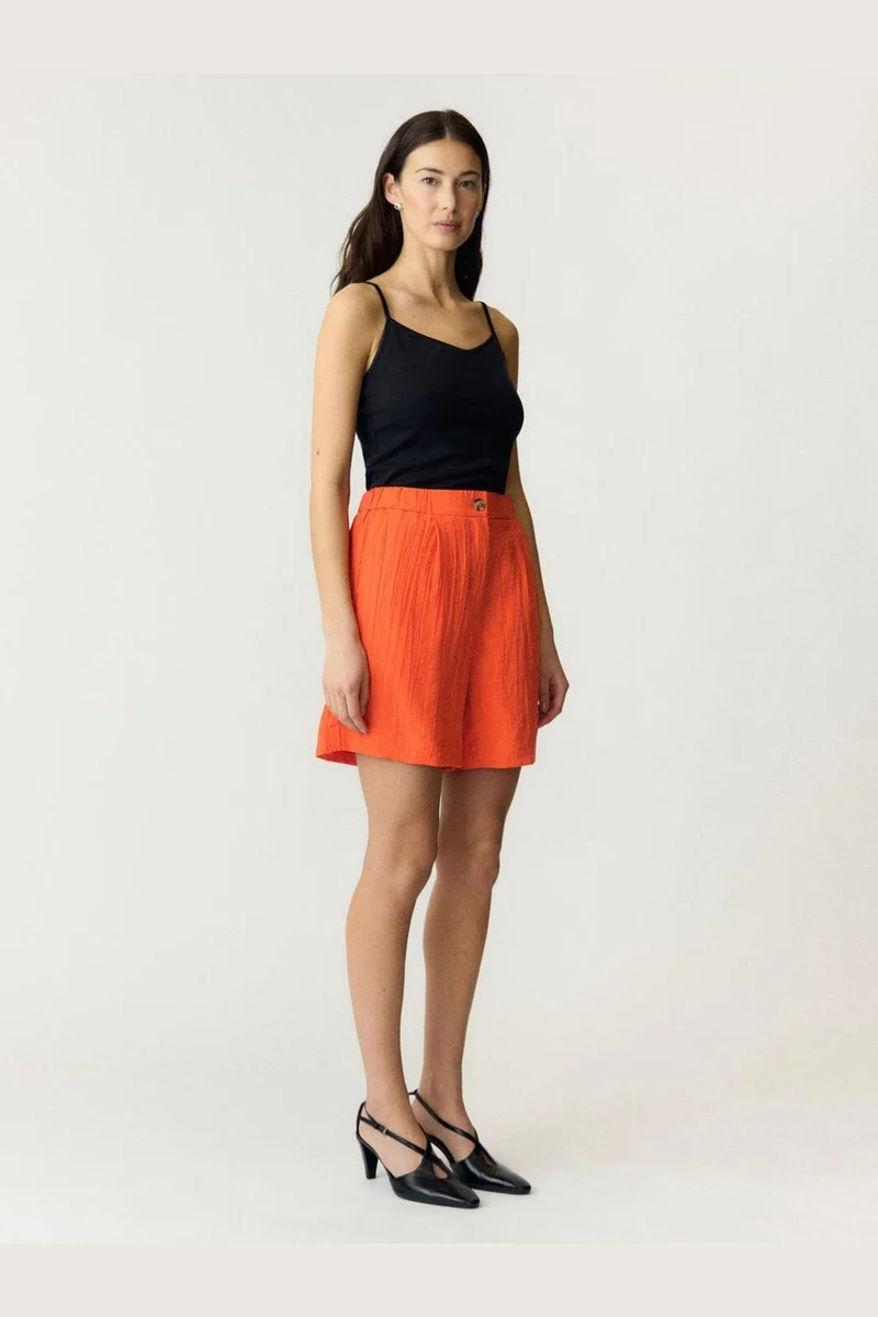 YAS - Yasstaw Shorts - 4725599 Cherry Tomato