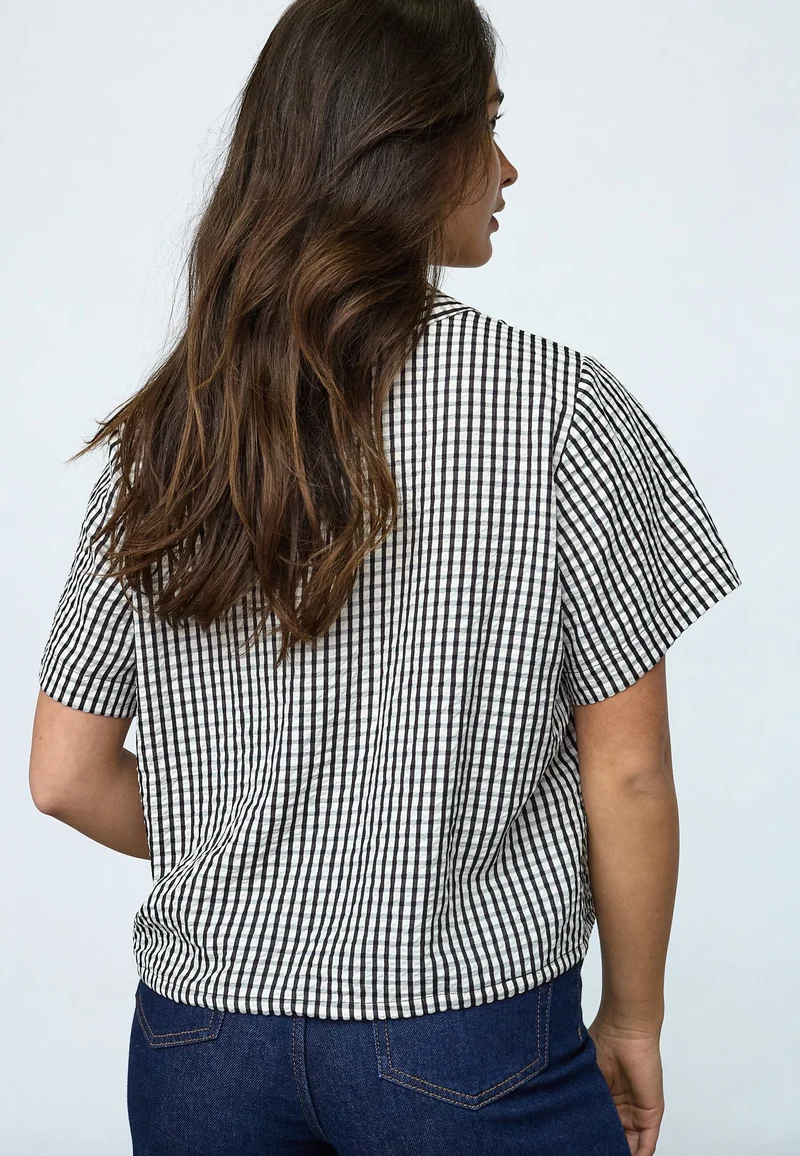 Sisters Point - Eleo-Sh1 20054 - 840 - Cream/Black Check