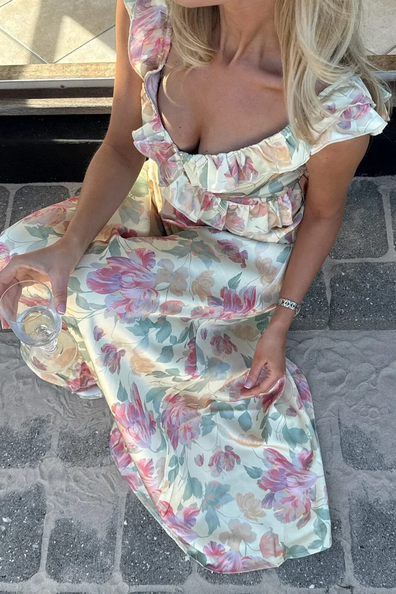 BYIC - Melbaic Dress A23117 - Pastel Garden