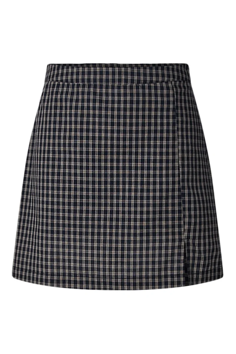 Pieces - Pcjuna A-Shaped Short Skirt - 5179490 Maritime Blue Birch