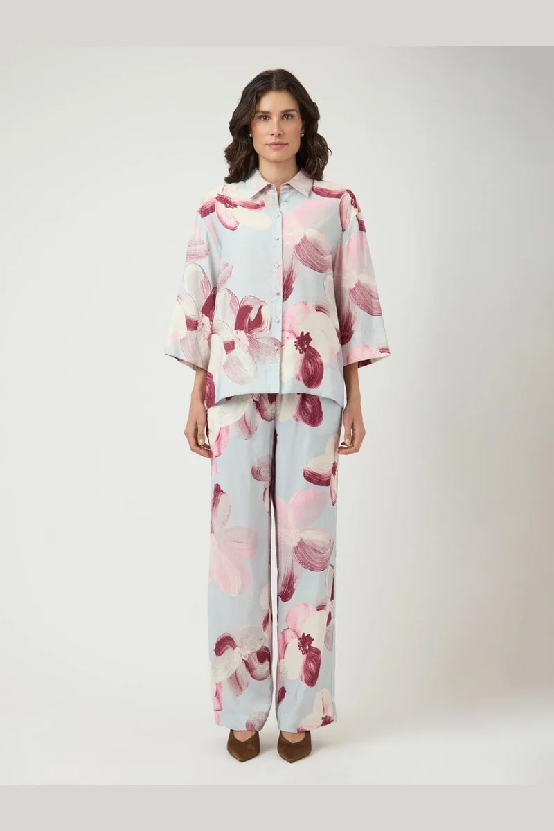 YAS - Yasmarga Pant - 5032456 Skyway Marga Aop