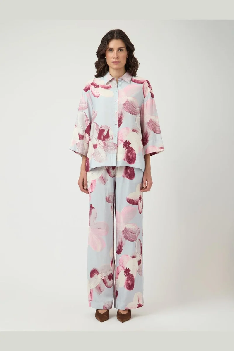 YAS - Yasmarga 3/4 Shirt - 5032455 Skyway Marga Aop
