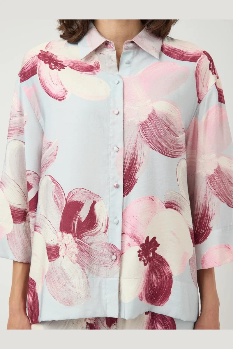 YAS - Yasmarga 3/4 Shirt - 5032455 Skyway Marga Aop