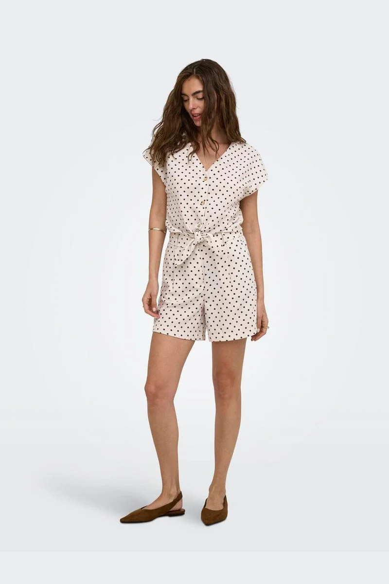 Only - Onlemmia Shorts - 5078167 Pumice Stone Delicioso Dot