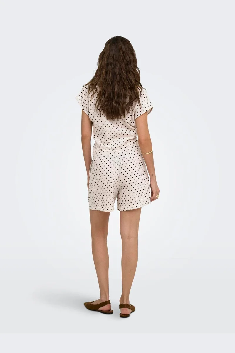 Only - Onlemmia Shorts - 5078167 Pumice Stone Delicioso Dot