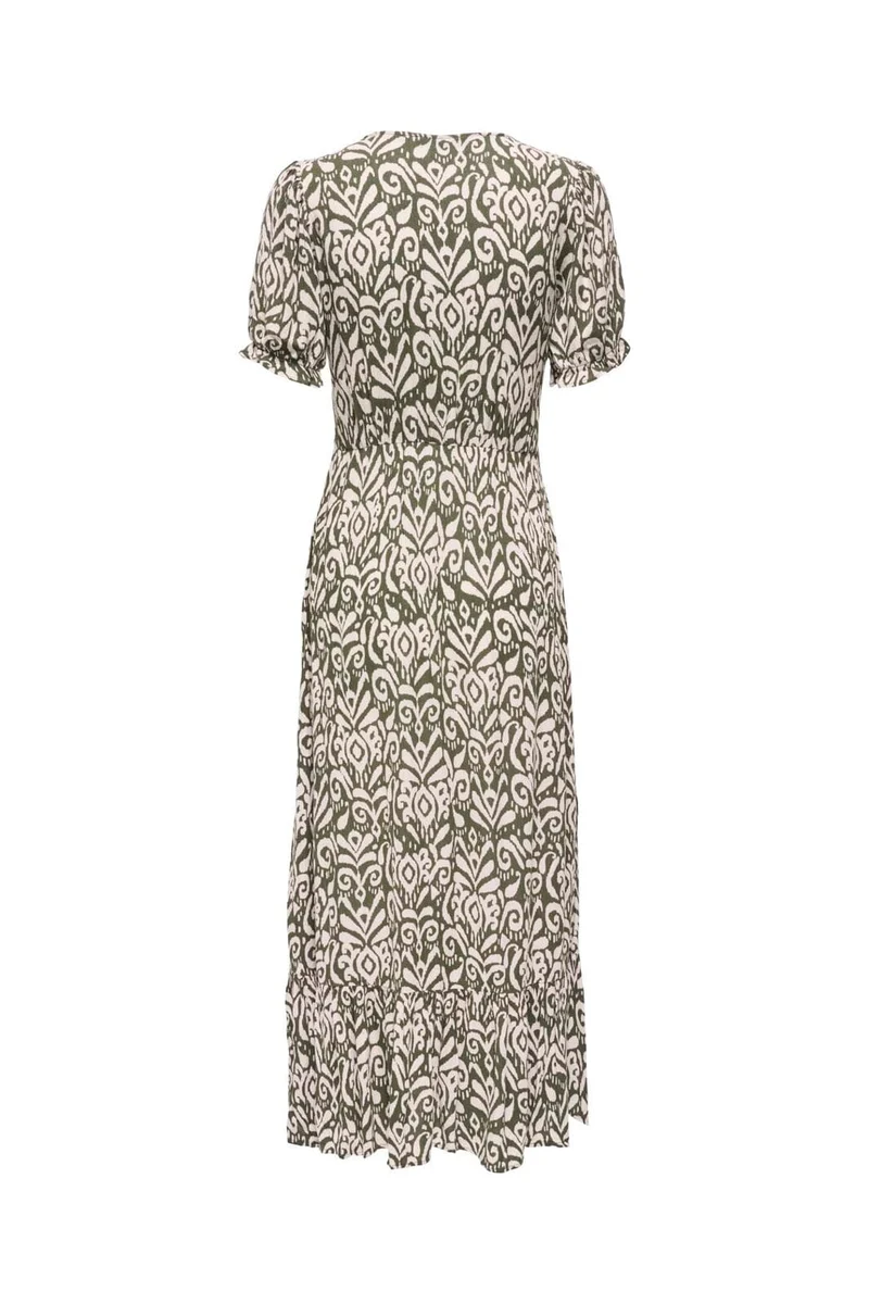 Only - Onlchianti S/S Long Dress - 4608772 Tarmac Kaja Graphic