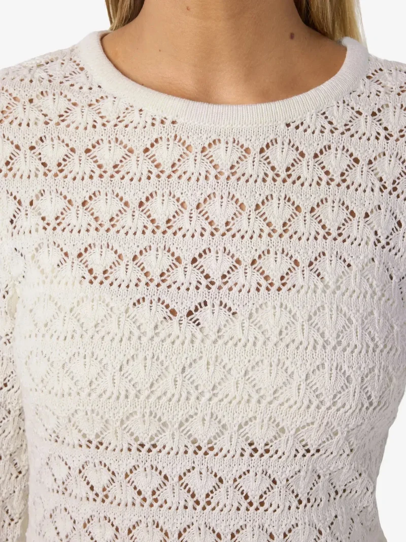 Noisy May - Nmlaika L/S Flared Sleeve Knit Dress Fwd - 4946474 Birch