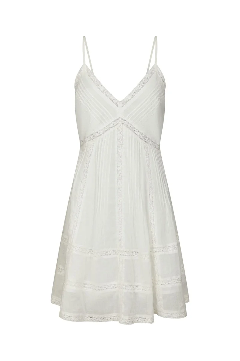 Neo Noir - Valora S Voile Dress 168736 - 120 - White