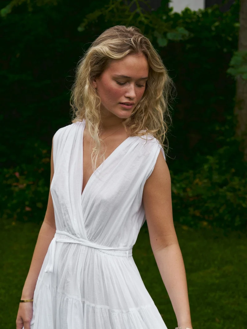 Neo Noir - Misha S Voile Dress 167917 - 120 - White
