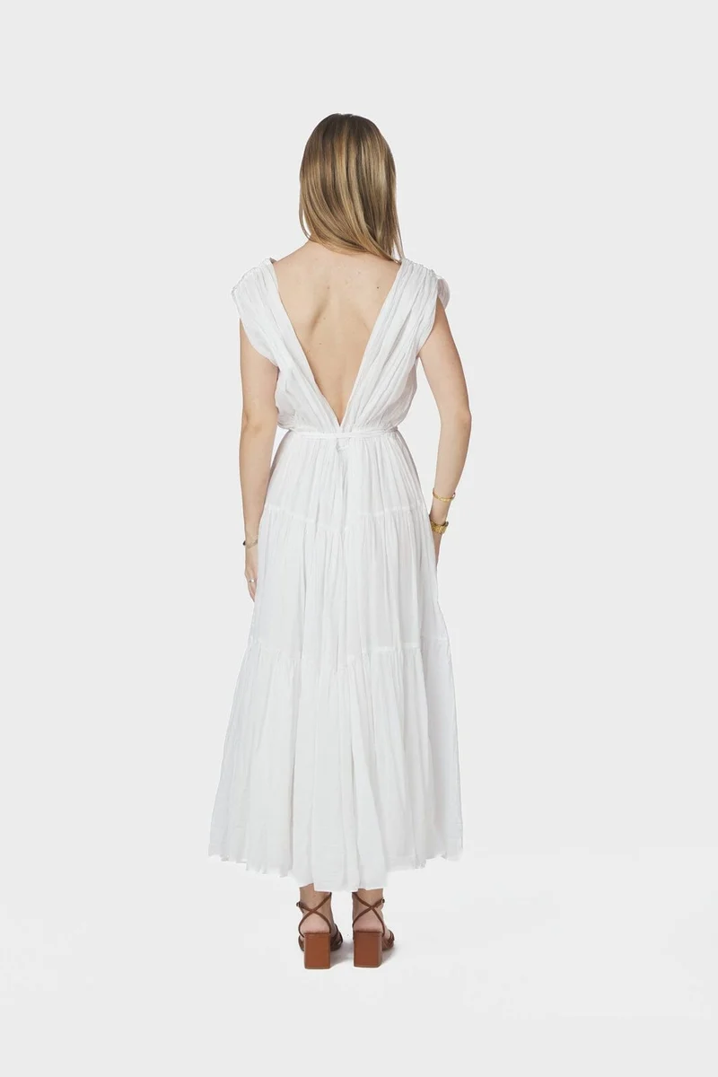 Neo Noir - Misha S Voile Dress 167917 - 120 - White