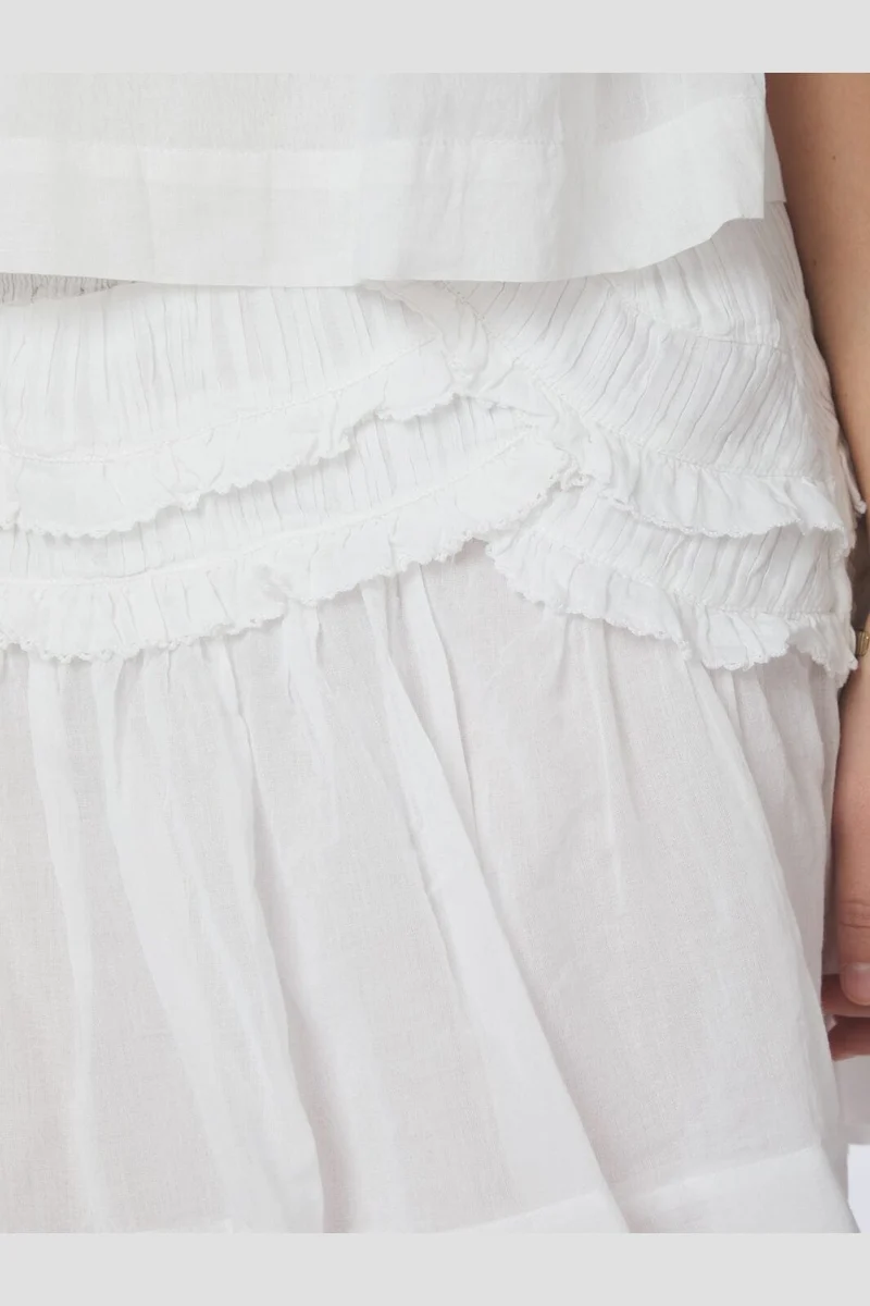 Neo Noir - Maliah S Voile Skirt 168897 - 120 - White