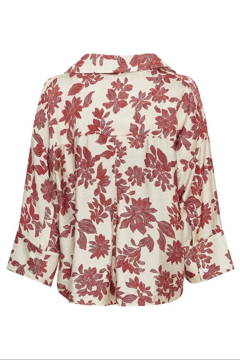 MSCH Copenhagen - Mschvildana 3/4 Shirt 19868 - Rhubarb Flower