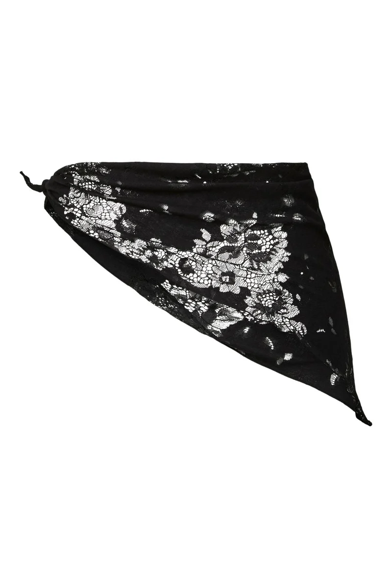 Pieces - Pcaria Lace Sarong Pp - 5091577 Black