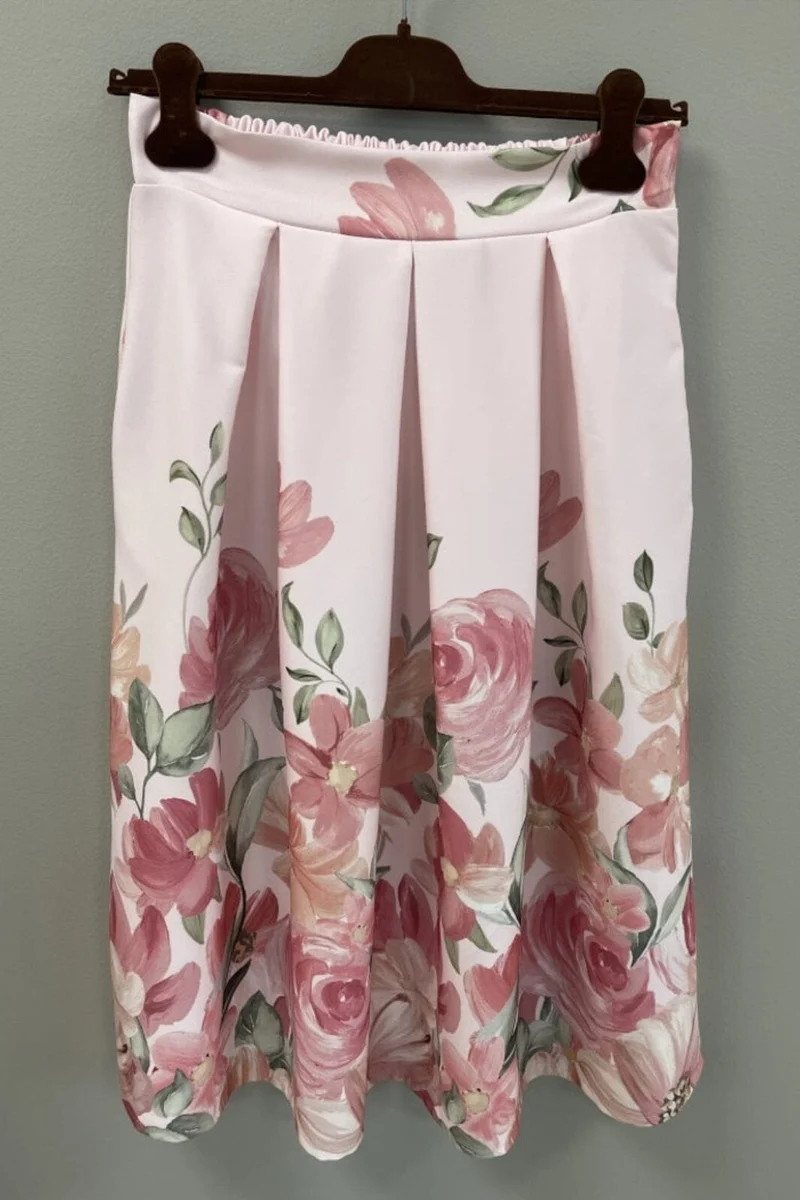Marta Du Chateau - Mdcdaria Skirt 4911 - Rosa/Pink