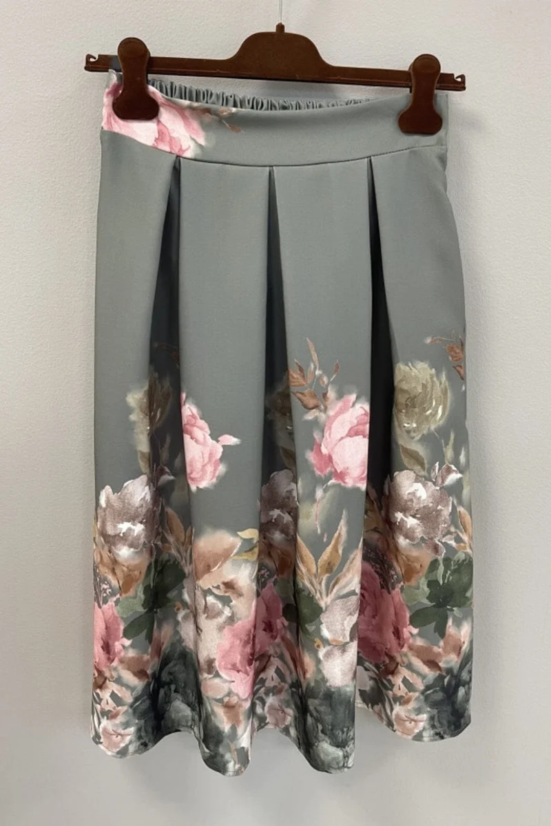 Marta Du Chateau - Mdcdaria Skirt 4911 - Kaki/Military
