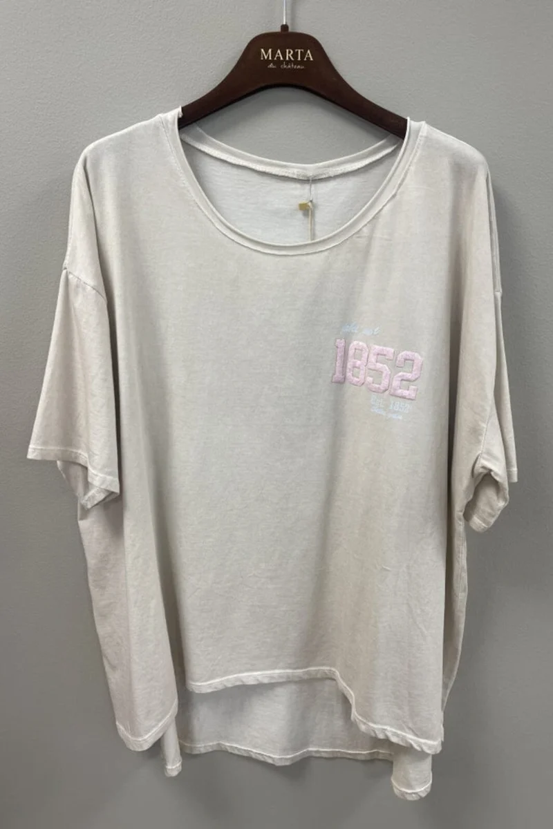 Marta Du Chateau - Mdcraniella Tee 69981 - Beige