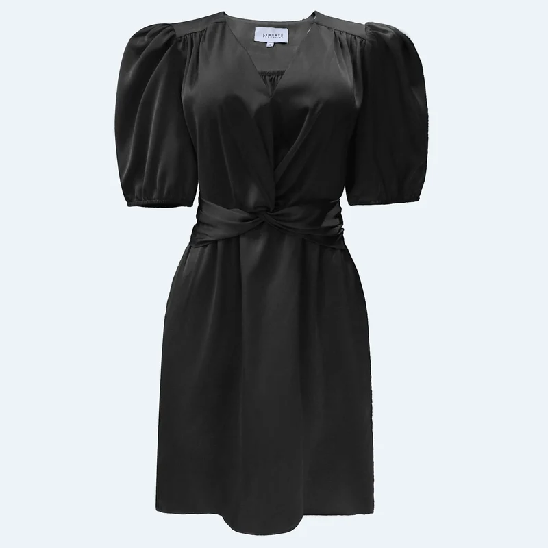 Liberte - Tiki Ss Twist Dress 22206 - Black