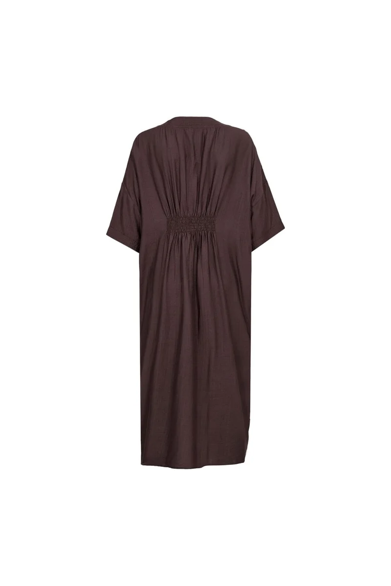 Co´Couture - Heracc Tunic V-Dress 46103 - 145 - Dark Brown