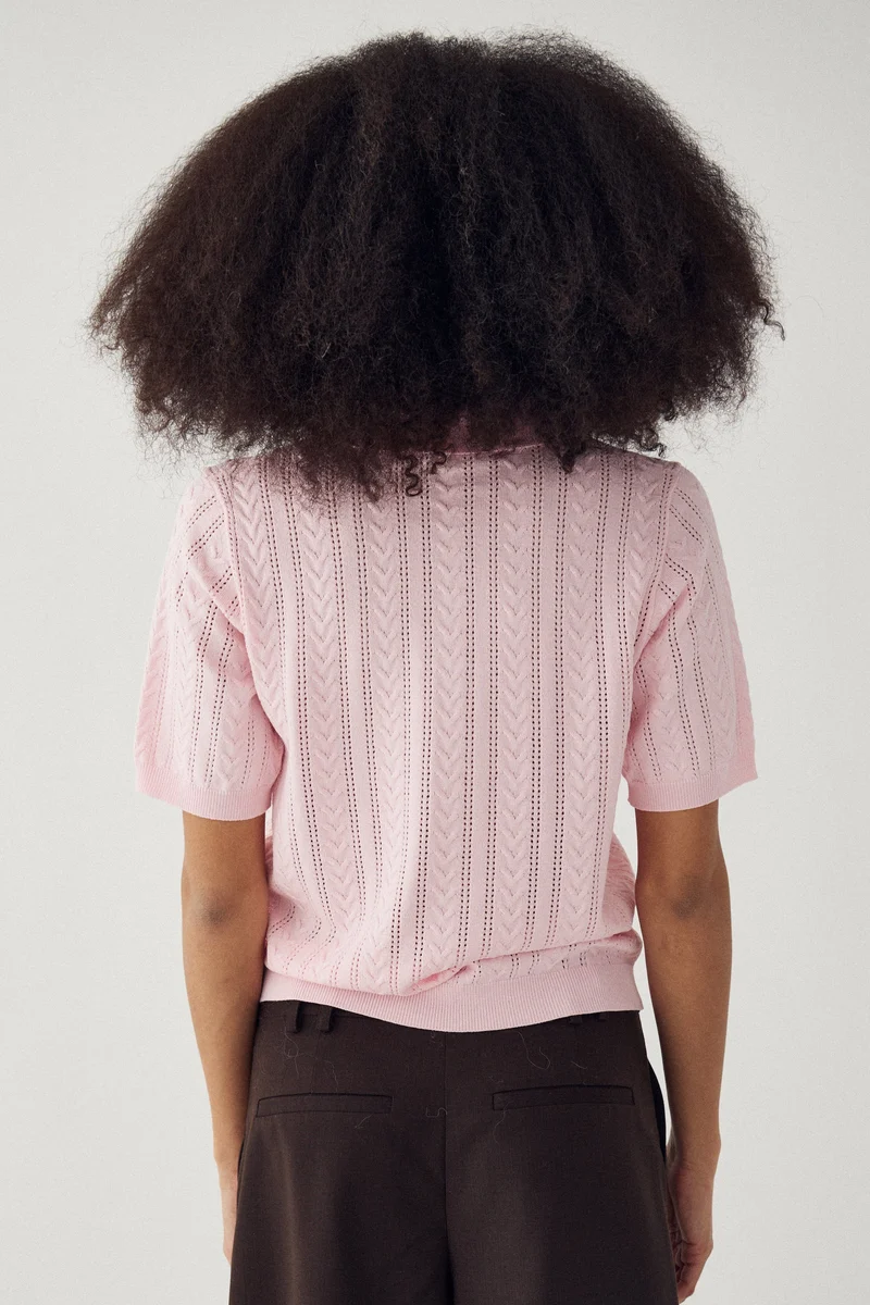 Noella - N-Mecca Knit Polo 15830001 - 1279 - Baby Pink