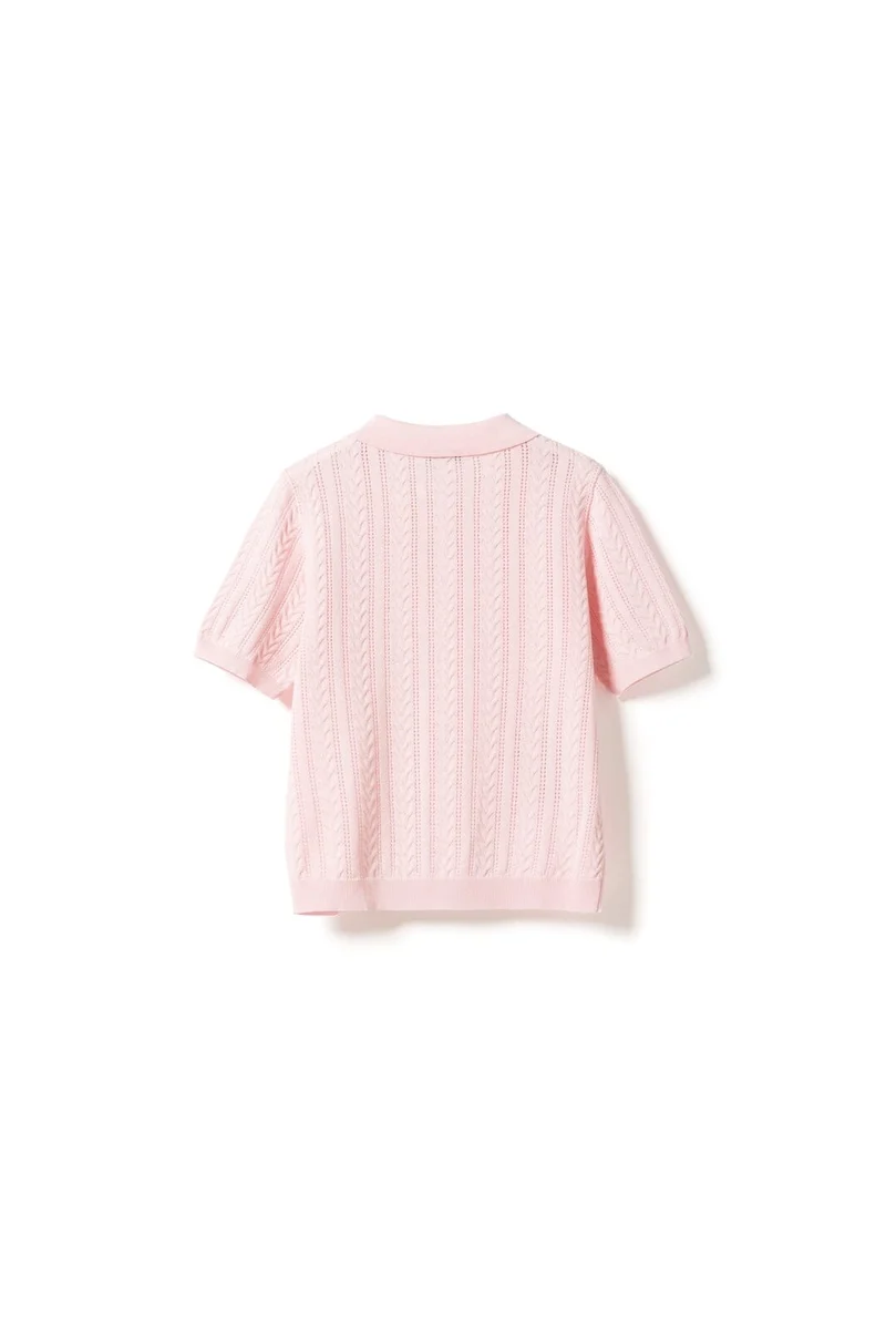 Noella - N-Mecca Knit Polo 15830001 - 1279 - Baby Pink