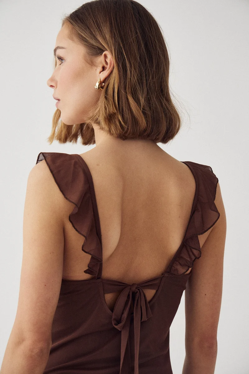 Noella - N-Melinda Dress 15300004 - 1463 - Tawny Brown