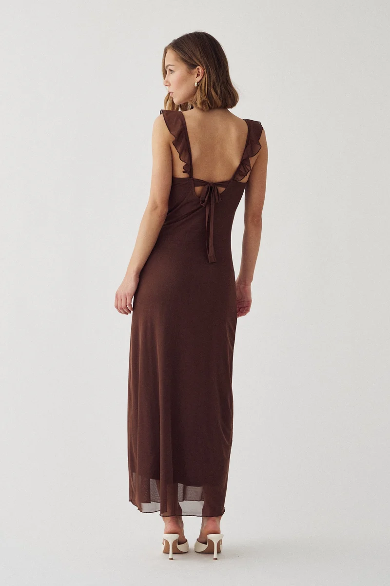 Noella - N-Melinda Dress 15300004 - 1463 - Tawny Brown