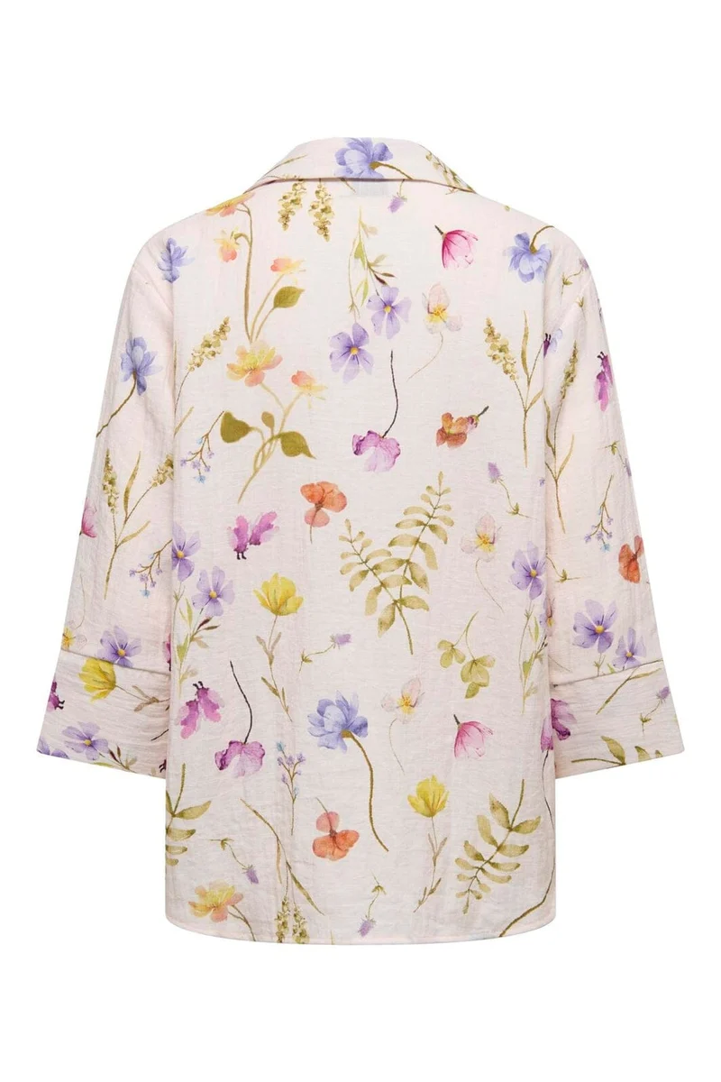 JDY - Jdyviola Life 3/4 Shirt - 4893954 Pristine Garden Flower