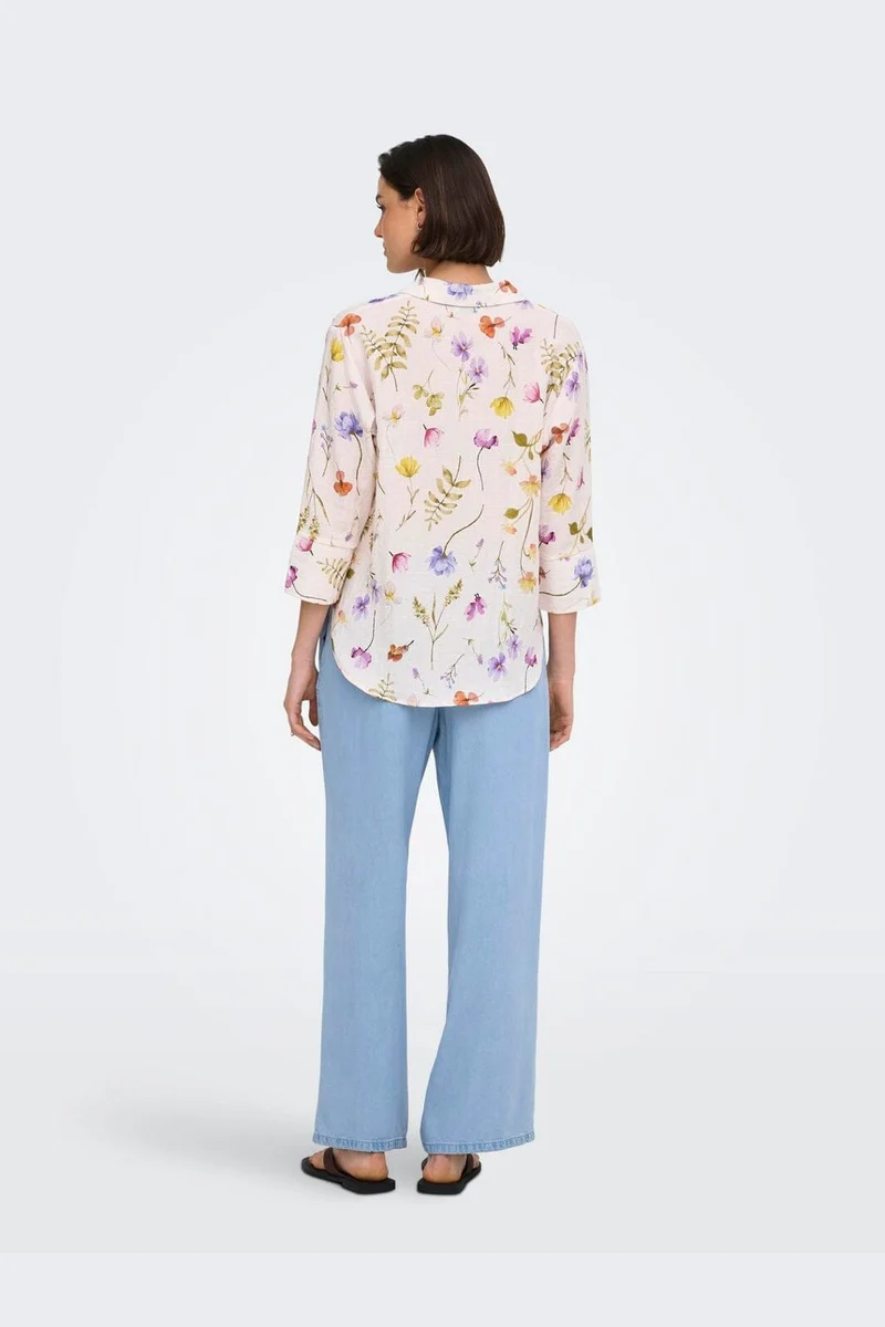 JDY - Jdyviola Life 3/4 Shirt - 4893954 Pristine Garden Flower