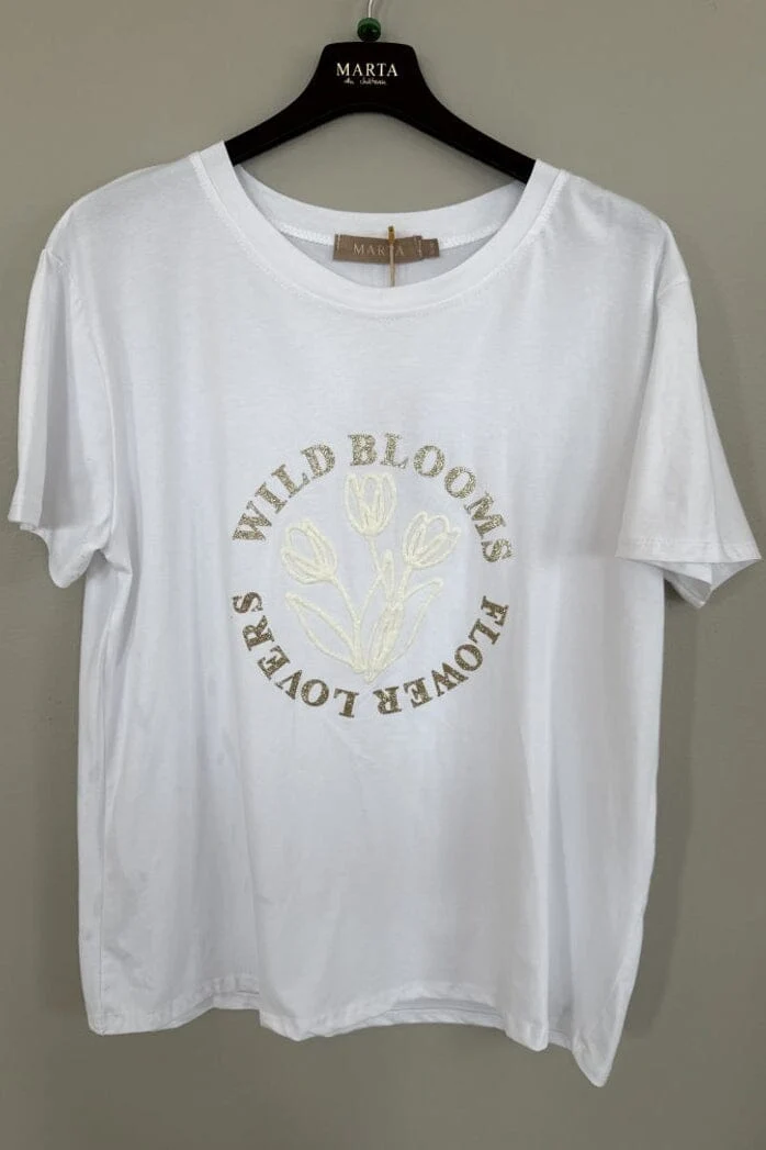 Marta Du Chateau - Mdcbrianna Tee 22585 - White