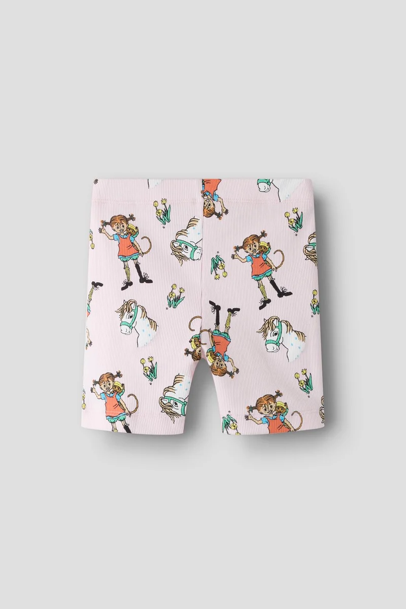 Name It - Nmfmara Pippi Shorts Legging Sky - 5096427 Cradle Pink